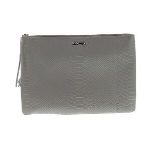 Gigi New York All In One Oversized Clutch Bag in Gray